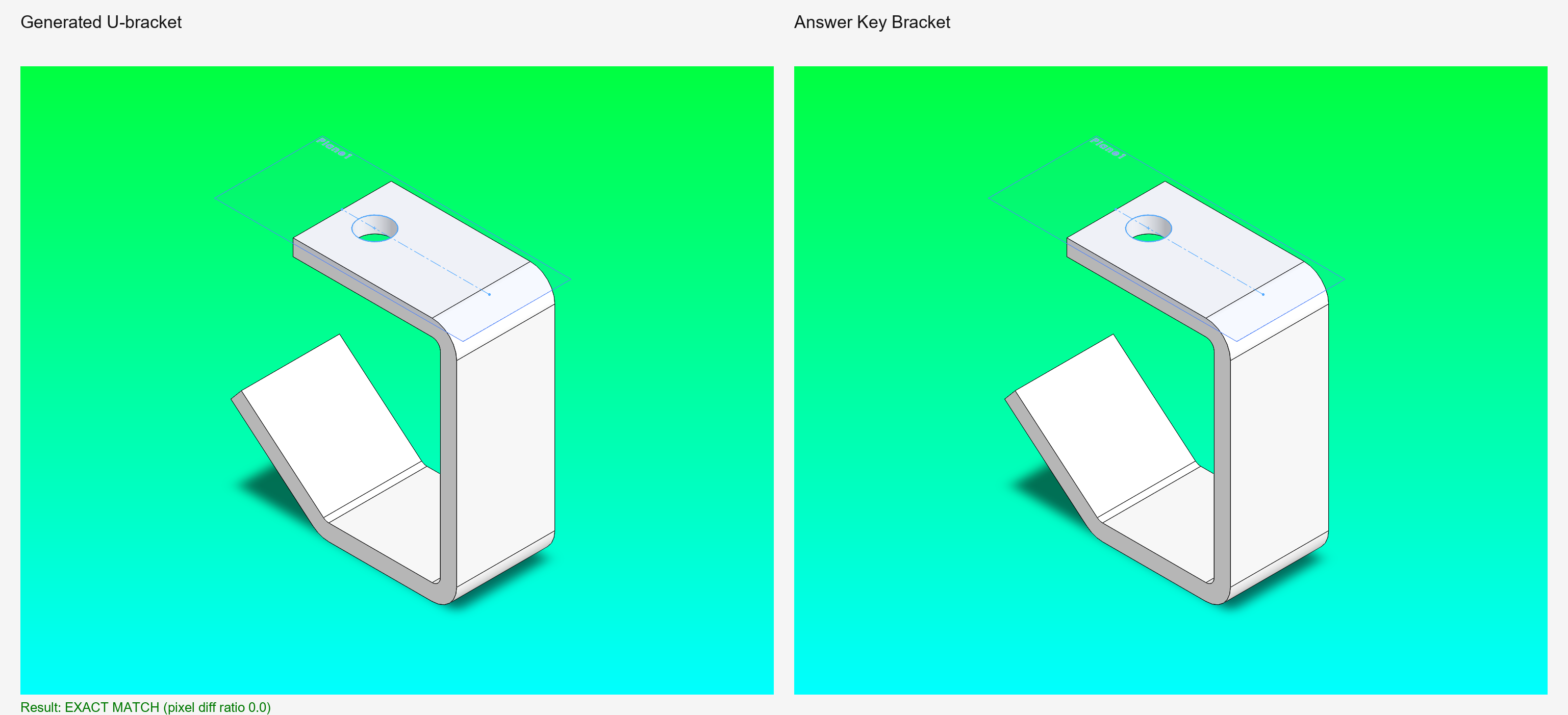 Generated bracket vs answer key