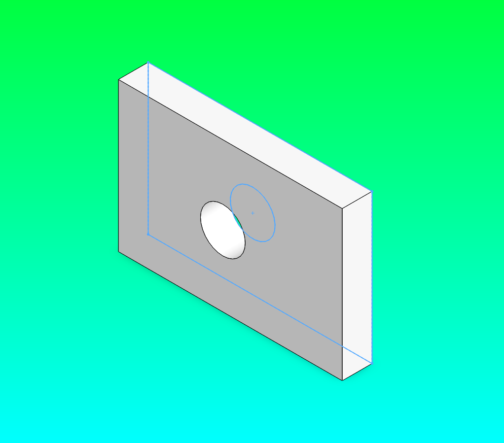 The plate after extruding the combined profile 8 mm
